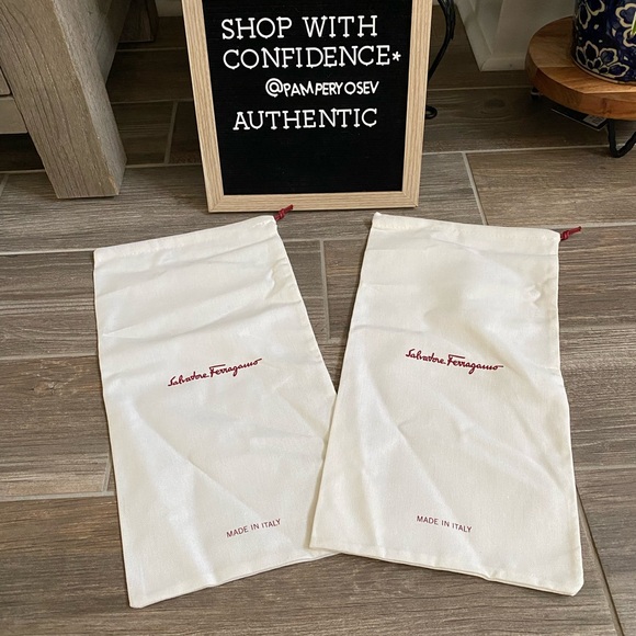 NWOT • Salvatore Ferragamo Shoe Dust Bags - Picture 2 of 6